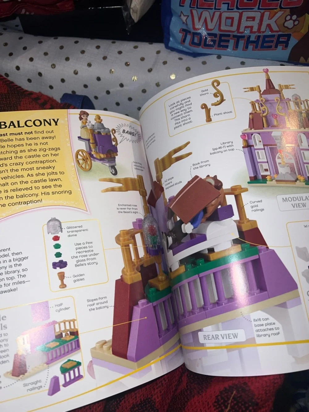 LEGO Disney Princess Purple and Gold Carriage Build Set